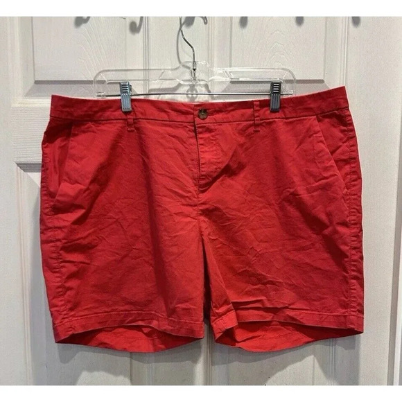 Old Navy Pink Everyday Shorts‎ Women’s Size 16 6” Inseam - Picture 1 of 7